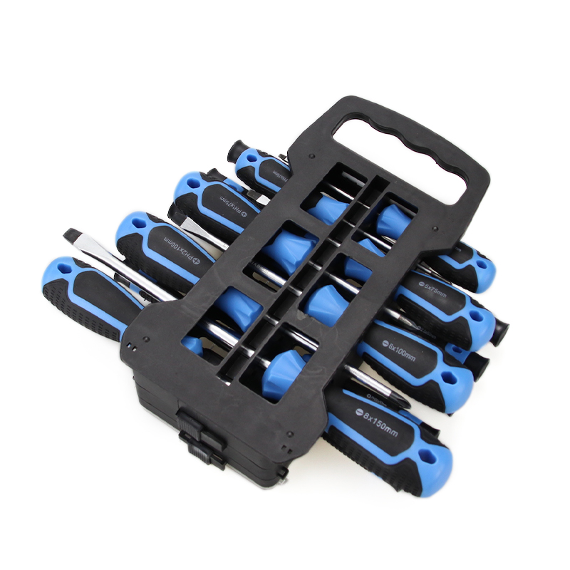 Screwdriver frenum possessor set cum manubrio: an efficient solution pro professional tools