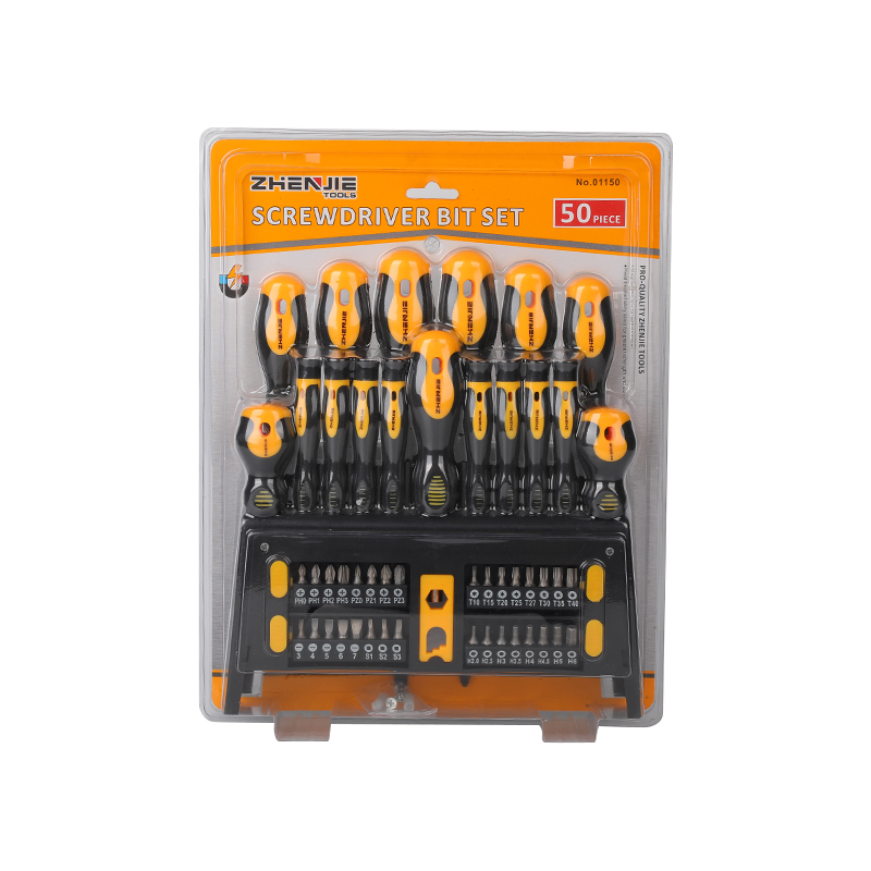 50pcs Plastic Shelf & Double Plastic Packaging Screwdriver Bit Set