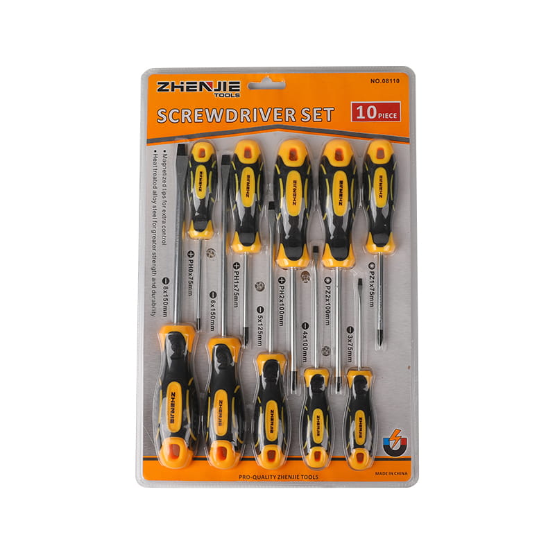 Screwdriver frenum possessor set cum manubrio: an efficient solution pro professional tools