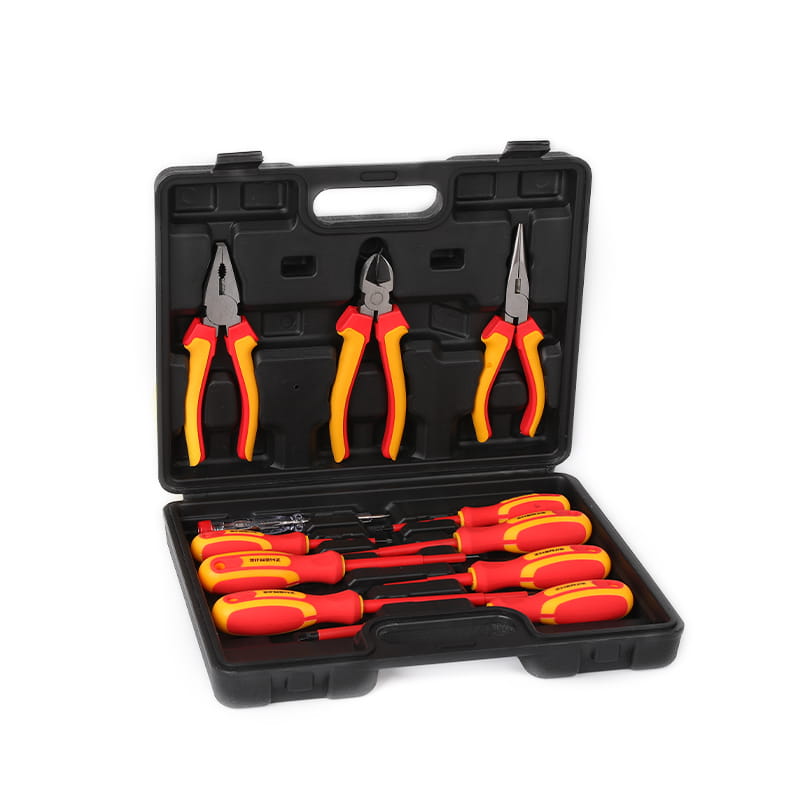 11pcs 1000V Insulae Screwdriver Pone Magnetica VDE Instrumenta Electrician