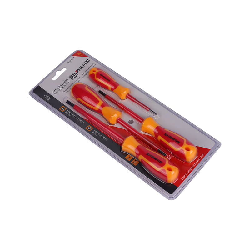 4pcs 1000V caudam ergonomically insulatas solus set