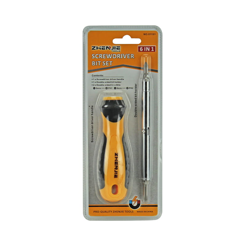 Screwdriver frenum possessor set cum manubrio: an efficient solution pro professional tools