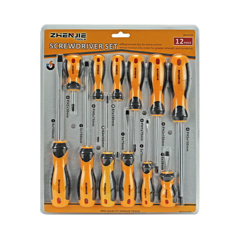 Screwdriver frenum possessor set cum manubrio: an efficient solution pro professional tools