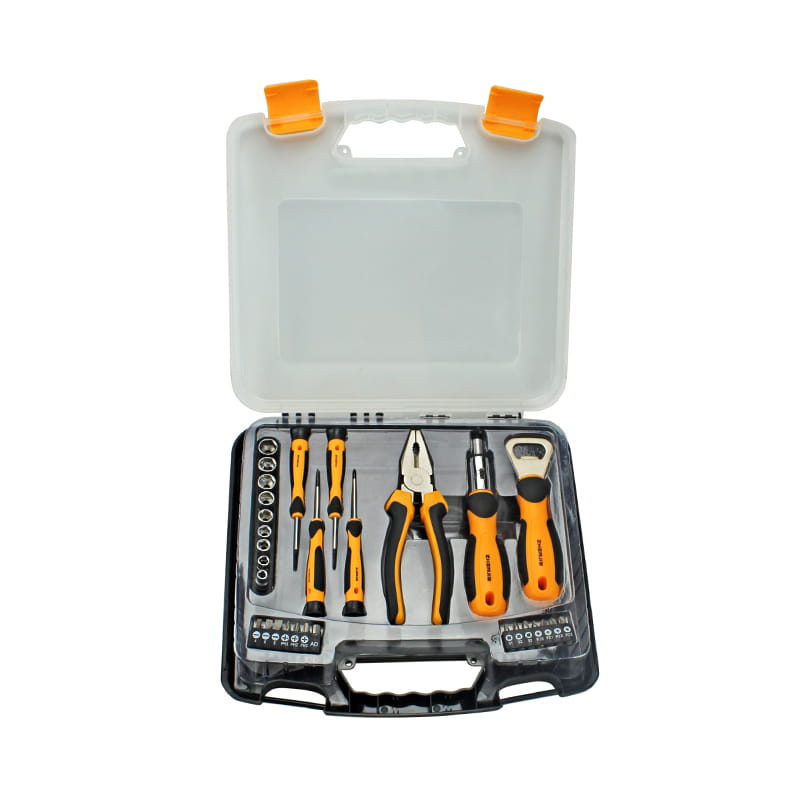 30pcs Slotted Sacra Pozidriv Square CRV Screwdriver Combinatae quaevis FERRUM Set