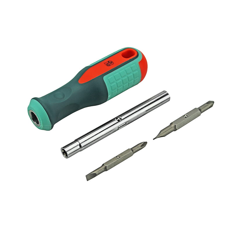 VI in I Slotted & Phillips CRV Screwdriver Bit Set