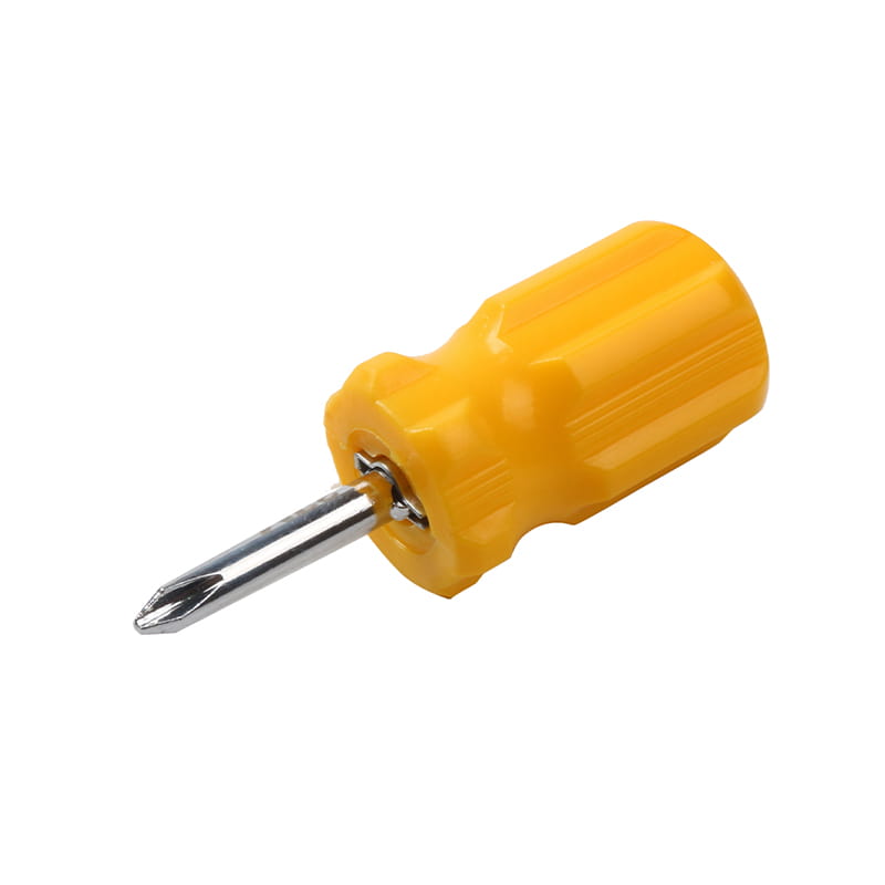 2 in 1 6mm-PH2 Stubby palpate Double- side CRV Blade Screwdriver