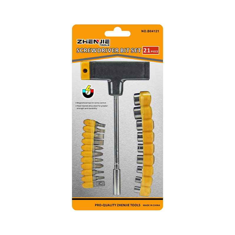 Screwdriver frenum possessor set cum manubrio: an efficient solution pro professional tools